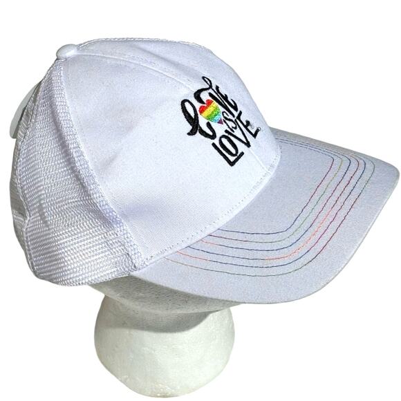 White Pride Hat - Picture 3 of 5